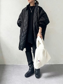 BEARDSLEY（ビアズリー）の「中綿BIGポンチョコート（その他アウター