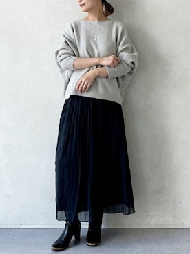 BEARDSLEYさん(レディース・158cm)の秋コーディネート