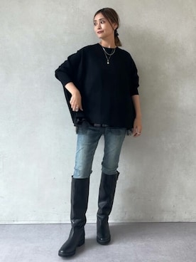 BEARDSLEYさん（レディース・158cm）の秋コーディネート