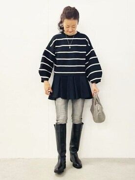 BEARDSLEYさん（レディース・166cm）の秋コーディネート