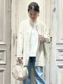 BEARDSLEY（ビアズリー）の「ニットコート（ノーカラーコート