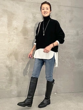 BEARDSLEYさん（レディース・166cm）の秋コーディネート