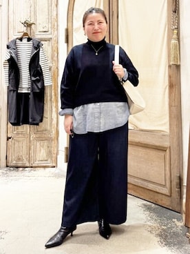 BEARDSLEYさん(レディース・158cm)の秋コーディネート