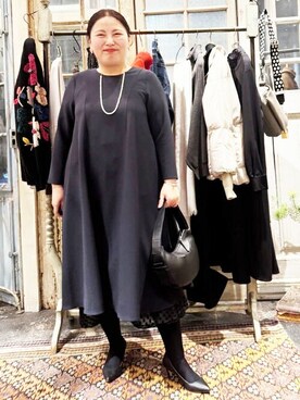 BEARDSLEYさん(レディース・158cm)の冬コーディネート