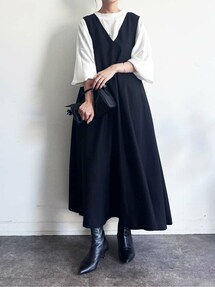 ビアズリー 〈シーズンレス〉ジャンパースカート ブラック Mサイズ ビアズリー 〈シーズンレス〉ジャンパースカート ブラック M