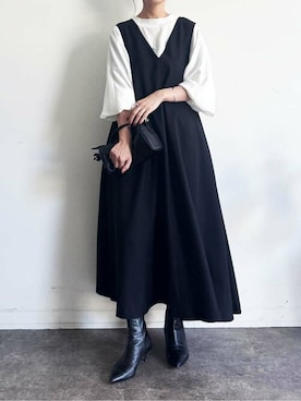 BEARDSLEYさん（レディース・158cm）の冬コーディネート