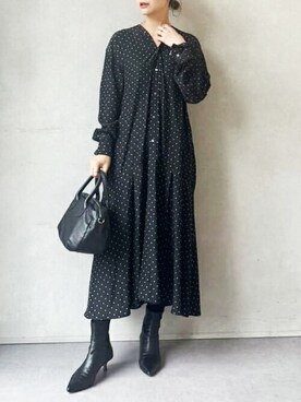 BEARDSLEYさん（レディース・158cm）の冬コーディネート