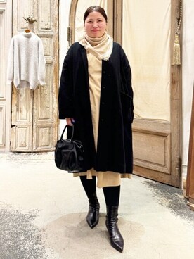 BEARDSLEYさん（レディース・158cm）の冬コーディネート