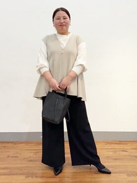 BEARDSLEYさん（レディース・158cm）の冬コーディネート