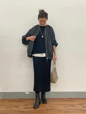 BEARDSLEYさん（レディース・166cm）の冬コーディネート