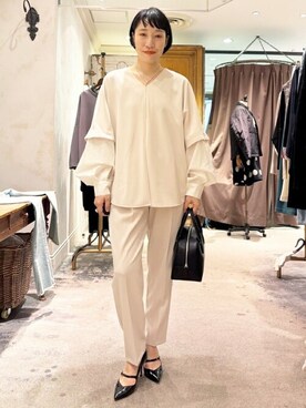 BEARDSLEYさん（レディース・157cm）の冬コーディネート