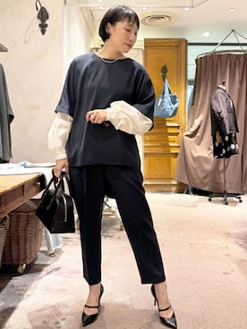 BEARDSLEYさん（レディース・157cm）の冬コーディネート