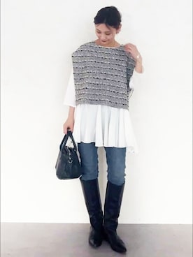 BEARDSLEYさん（レディース・158cm）の冬コーディネート