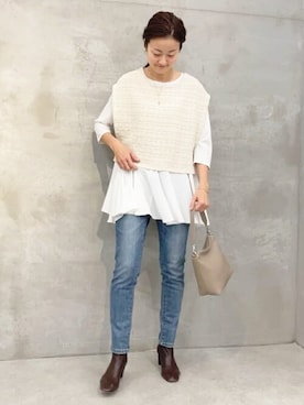 BEARDSLEYさん（レディース・166cm）の冬コーディネート