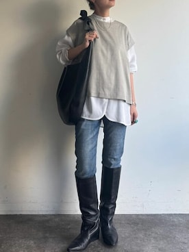 BEARDSLEYさん（レディース・158cm）の冬コーディネート