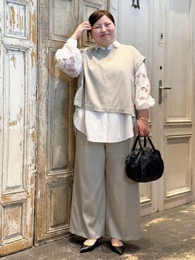 BEARDSLEYさん（レディース・158cm）の冬コーディネート