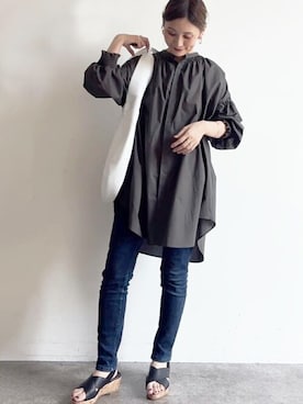 BEARDSLEYさん（レディース・158cm）の冬コーディネート