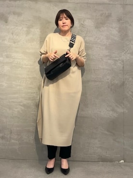「ビアズリーワンピース」｜BEARDSLEYさん（レディース・160cm）の冬コーディネート