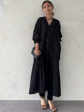 「ビアズリーワンピース」｜BEARDSLEYさん（レディース・158cm）の冬コーディネート