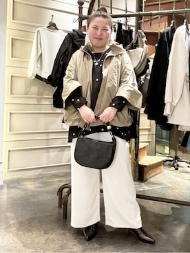 BEARDSLEY バルーン袖ダウンライナー付きブルゾン BEARDSLEY ビアズリー 黒 バルーン ダウン ライナー付き