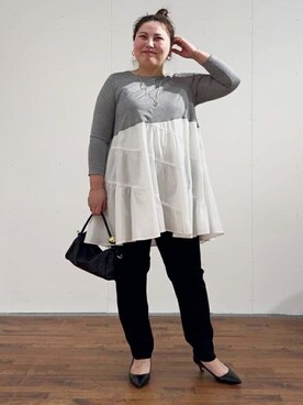 BEARDSLEYさん（レディース・158cm）の冬コーディネート