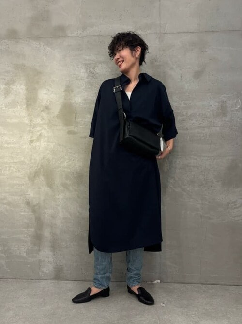 バックオープンシャツワンピ（ワンピース）｜BEARDSLEY