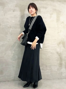 「BEARDSLEY」｜「アイテム（その他）」を使った、BEARDSLEYさん（レディース・160cm）の春コーディネート