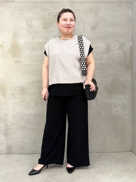 「BEARDSLEY」｜「アイテム（その他）」を使った、BEARDSLEYさん（レディース・158cm）の春コーディネート