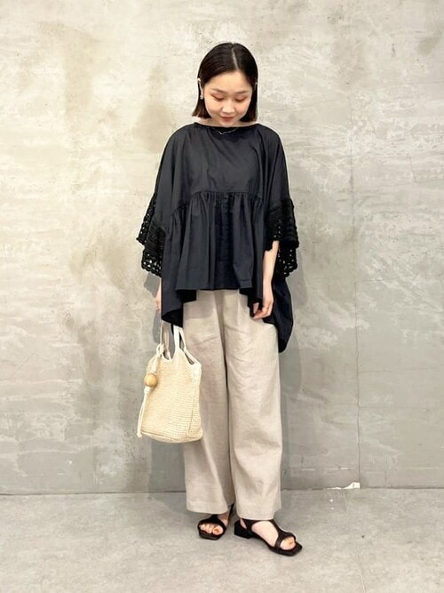 BEARDSLEY ブラウス シャツ ソデクロシェブラウス レディース