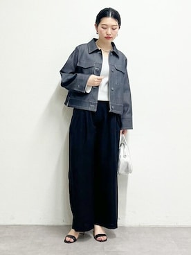 「リヴェタート」｜「アイテム（ジャケット/アウター）」を使った、BEARDSLEYさん（レディース・164cm）の春コーディネート