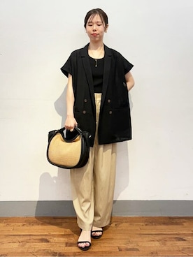 「リヴェタート」｜「アイテム（ジャケット/アウター）」を使った、BEARDSLEYさん（レディース・158cm）の春コーディネート