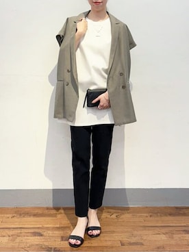 「リヴェタート」｜「アイテム（ジャケット/アウター）」を使った、BEARDSLEYさん（レディース・158cm）の春コーディネート