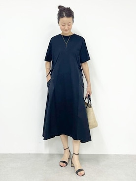 「BEARDSLEY」｜「アイテム（ワンピース/ドレス）」を使った、BEARDSLEYさん（レディース・166cm）の春コーディネート