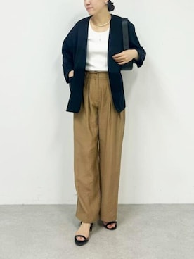 「リヴェタート」｜「アイテム（ジャケット/アウター）」を使った、BEARDSLEYさん（レディース・164cm）の春コーディネート