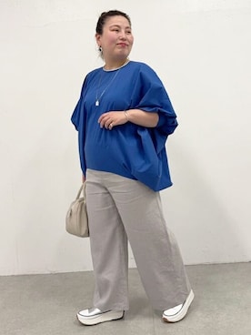 「BEARDSLEY」｜「アイテム（アクセサリー）」を使った、BEARDSLEYさん（レディース・158cm）の春コーディネート