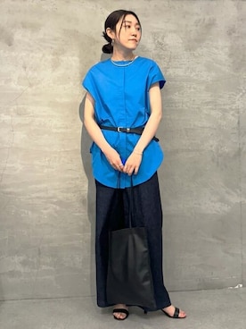 「リヴェタート」｜「アイテム（アクセサリー）」を使った、BEARDSLEYさん（レディース・164cm）の春コーディネート
