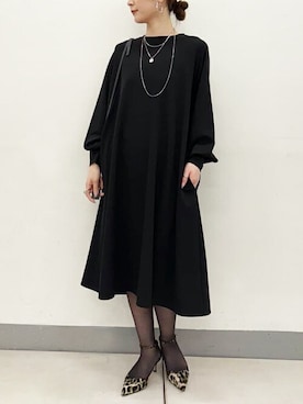 「リヴェタート」｜「アイテム（ワンピース/ドレス）」を使った、BEARDSLEYさん（レディース・157cm）の春コーディネート
