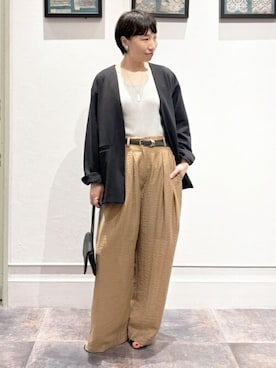 「リヴェタート」｜BEARDSLEYさん（レディース・157cm）の春コーディネート