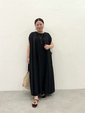 「BEARDSLEY」｜「アイテム（アクセサリー）」を使った、BEARDSLEYさん（レディース・158cm）の春コーディネート