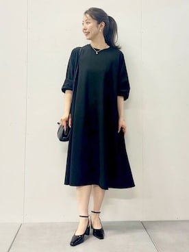 「リヴェタート」｜「アイテム（アクセサリー）」を使った、BEARDSLEYさん（レディース・154cm）の春コーディネート