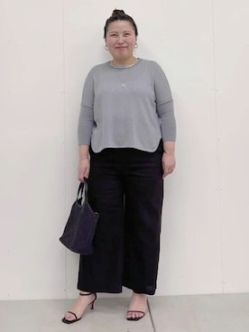 「BEARDSLEY」｜「アイテム（アクセサリー）」を使った、BEARDSLEYさん（レディース・158cm）の春コーディネート