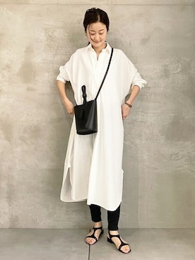 「BEARDSLEY」｜「アイテム（ワンピース/ドレス）」を使った、BEARDSLEYさん（レディース・166cm）の春コーディネート