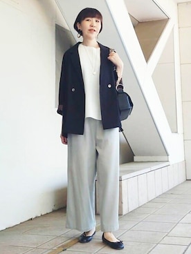 「BEARDSLEY」｜「アイテム（アクセサリー）」を使った、BEARDSLEYさん（レディース・164cm）の春コーディネート
