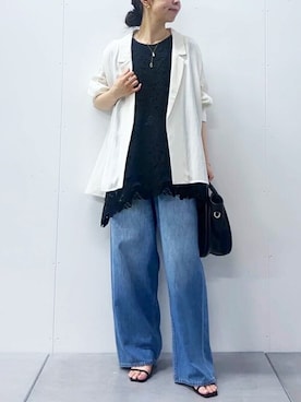 「リヴェタート」｜BEARDSLEYさん（レディース・154cm）の春コーディネート