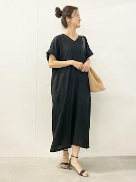 「BEARDSLEY」｜「アイテム（ワンピース/ドレス）」を使った、BEARDSLEYさん（レディース・166cm）の春コーディネート