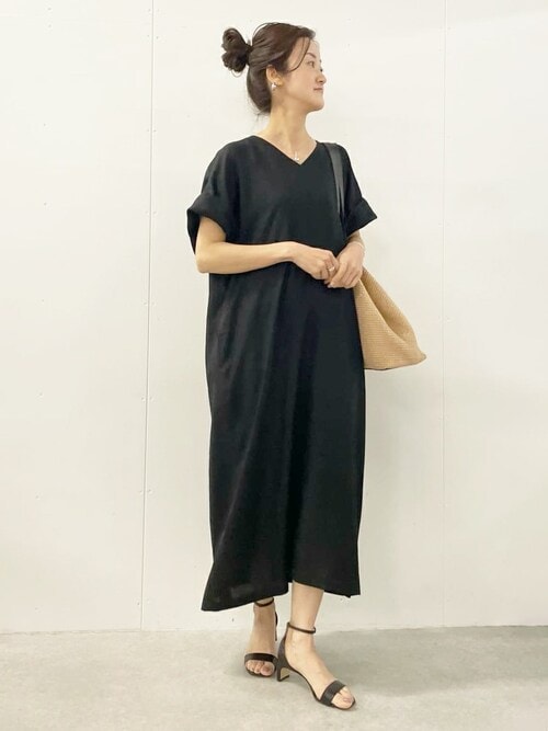 セール】麻調合繊カフタンワンピース（ワンピース）｜BEARDSLEY