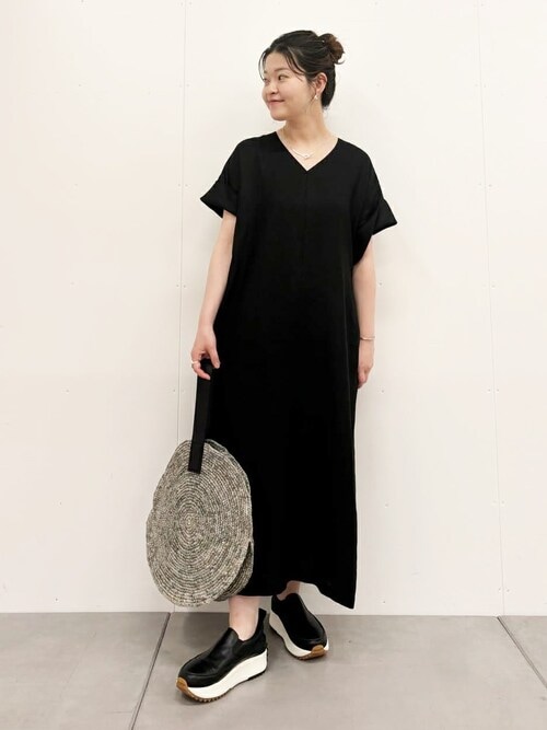 BEARDSLEY（ビアズリー） ワンピース 麻調合繊カフタンワンピース