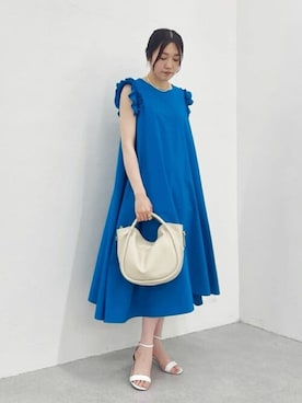 「BEARDSLEY」｜「アイテム（ワンピース/ドレス）」を使った、BEARDSLEYさん（レディース・164cm）の夏コーディネート