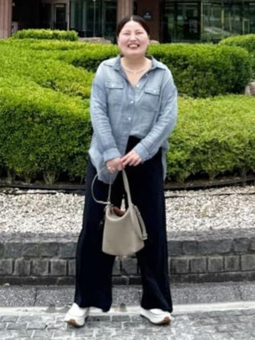 セール】コットンストレッチウエストリブパンツ（その他パンツ