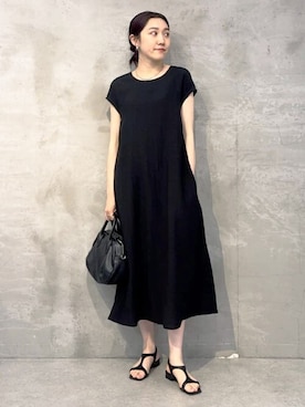 「BEARDSLEY」｜「アイテム（ワンピース/ドレス）」を使った、BEARDSLEYさん（レディース・164cm）の夏コーディネート